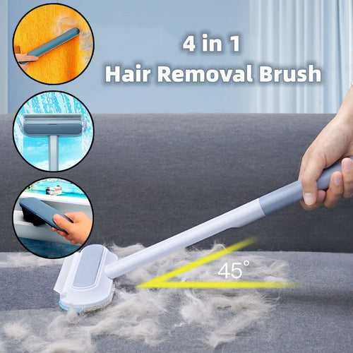 The trending miscellaneous 4 In 1 Multifunctional Hair Removal Brush Pet Dog Cat Hair Cleaner Brush Cat Hair Remover Window Screen Cleaning Tool Gadgets